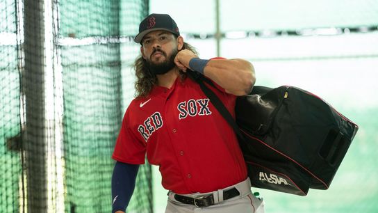 Red Sox Notebook: Alfaro, bidding for roster spot, calls working with Varitek 'dream come true' taken at JetBlue Park (Red Sox)